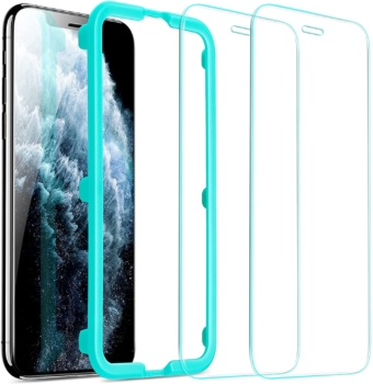ESR Premium Tempered Glass Screen Protector per iPhone 11 Pro Max e iPhone XS Max, 2 pezzi compatibili con iPhone 6.5 pollici 10