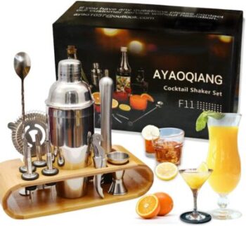 Ayaoqiang - Professional Cocktail Shaker 12 pezzi 52