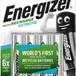Batterie ricaricabili Energizer AA, Accu Recharge Extreme 12