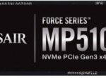 Corsair MP510 - Serie Force, 480 GB Ultra-Fast - PCIe Gen 3 x4, M.2 NVMe 9