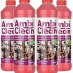 AmbiClean - Set di 4 bottiglie di decalcificante liquido 11