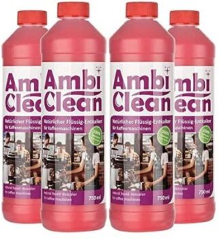 AmbiClean - Set di 4 bottiglie di decalcificante liquido 3