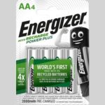 Batterie ricaricabili Energizer AA, Recharge Power Plus 10