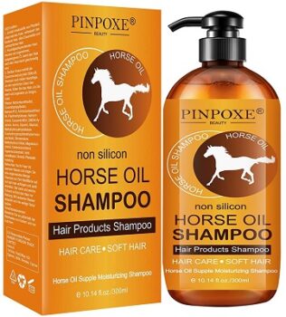 Shampoo naturale per capelli, shampoo all'olio di cavallo 4