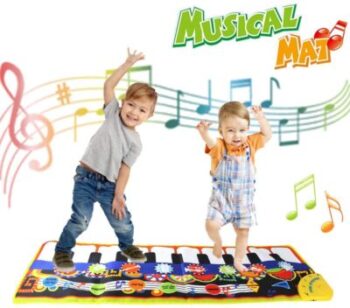 Piano Play Mat, giocattolo per bambini 1 2 3 4 5 anni 16