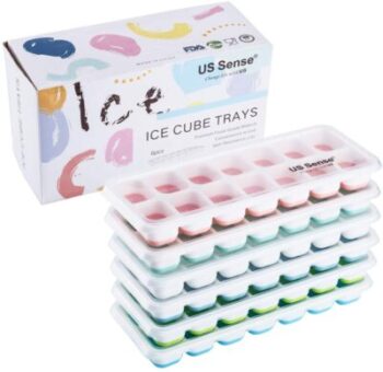 US Sense - Set di 6 vassoi per cubetti di ghiaccio 3