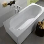 Villeroy & Boch Oberon Vasca da bagno ovale 170x70 cm in marmo fuso, bianco 9