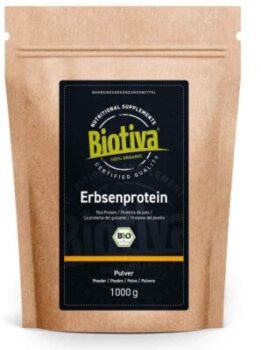 Biotiva - Proteina di pisello biologica in polvere 4