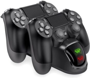 Konky caricatore di controller wireless per PS4 5