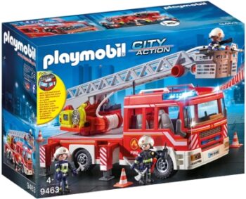 Playmobil 9463 - Camion dei pompieri con scala oscillante 8