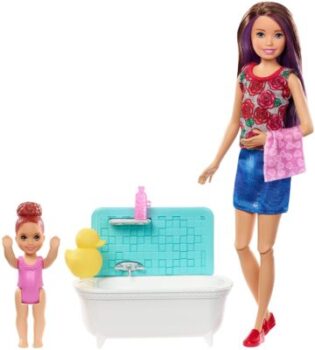 Barbie Family Dolls - Set per il bagno 13