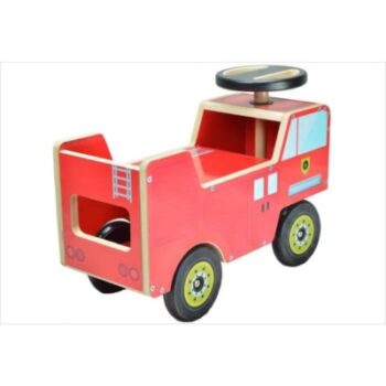 Kiddimoto - Marsupio in legno con camion dei pompieri 25