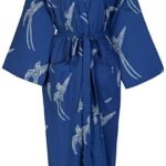 Accappatoio Kimono Susanah in cotone da donna 11
