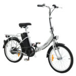 VIDAXL bicicletta elettrica pieghevole 16