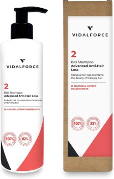 Vidal Organic shampoo contro la perdita di capelli 1