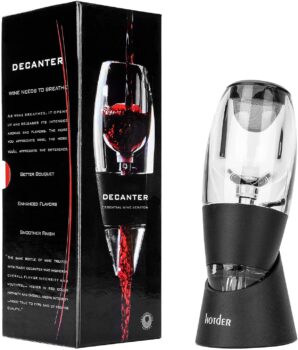 Aeratore e decanter per vino rosso con supporto - Hotder 20