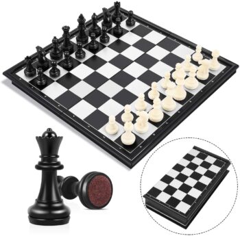 Set di scacchi magnetici pieghevoli deluxe 33