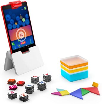 Kit pour tablette avec 5 jeux d'apprentissage pratique 84
