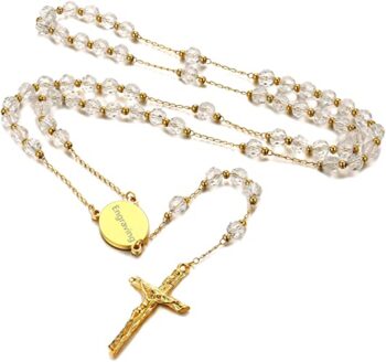 Collana del rosario cattolico - FaithHeart 12