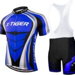 X-Tiger - Maglia da ciclismo + pantaloncini da ciclismo 12