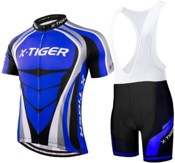 X-Tiger - Maglia da ciclismo + pantaloncini da ciclismo 8