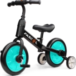 Fascol - Bicicletta per bambini con stabilizzatore 3 in 1 12