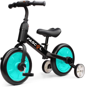 Fascol - Bicicletta per bambini con stabilizzatore 3 in 1 4