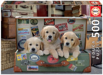 Educa Puppies in Luggage - 500 pezzi 3