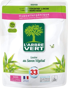 1,5l detergente con sapone vegetale L'ARBRE VERT 2