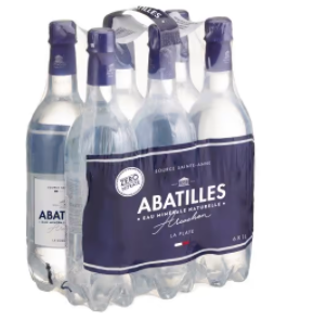 Acqua minerale naturale in bottiglia Abatilles 7
