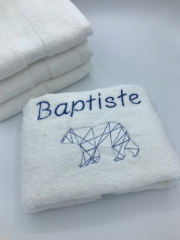 Asciugamano da bagno ricamato personalizzato 8