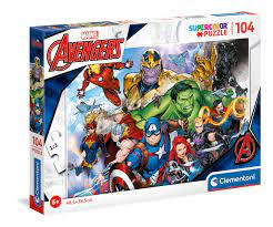 Puzzle 104 pezzi Marvel Avengers Clementoni 72