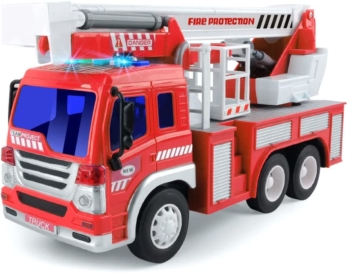 GizmoVine - Camion dei pompieri in plastica 16