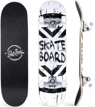 BELEEV - Skateboard 31x8 per principianti, bambini, adolescenti 41