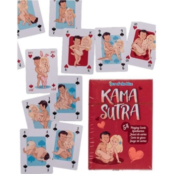 Jeux de 54 cartes kamasutra Multicolore