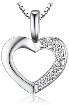 Ciondolo a forma di cuore in zirconia cubica JewelryPalace 38
