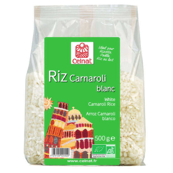 Riz Carnaroli bio spécial risotto Celnat