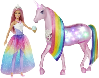 Bambola Barbie con unicorno magico - Dreamtopia 23