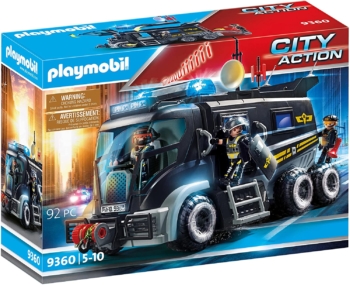Playmobil Elite camion della polizia con sirena e luce lampeggiante 14