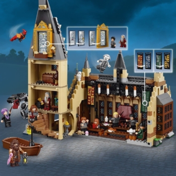 Lego 75954 Harry Potter la grande sala del castello di Hogwarts 39