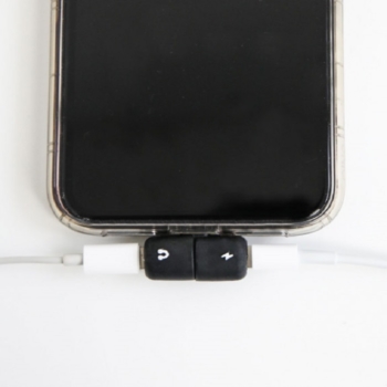 Mini adattatore iPhone 2-in-1 48