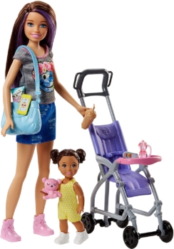 Set di bambole baby-sitter Barbie Skipper 41
