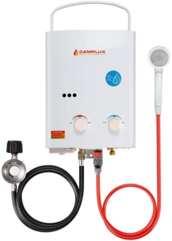 Camplux - Scaldabagno a gas propano da 5 L 2