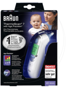 Termometro elettronico Braun ThermoScan 7 1